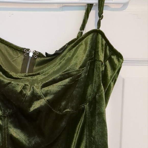 NWT Green Corset Top Size 18 - Picture 4 of 6